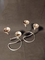 Georg Jensen - Kaarsenhouder (2) - Staal