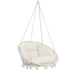 Fauteuil suspendu en macramé - 80 x 120 cm (Ø x h), Verzenden