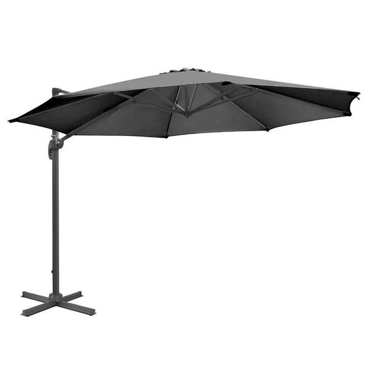 Vrijdragende Parasol | VENICE | Zwart | UV-/Vlambestendig |, Zakelijke goederen, Horeca | Keukenapparatuur, Nieuw in verpakking