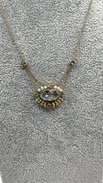 Collier - 9 carats Or jaune Topaze - travail à la main, Nieuw