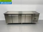 Établi réfrigéré HCB en acier inoxydable 4 portes 223 cm, Verzenden