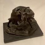 Ernesto Bazzaro (1859 - 1937) - Sculpture, petite chèvre -, Antiquités & Art