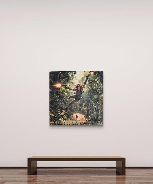 Nicole Lubbers - Temple Raider XL, Antiek en Kunst, Kunst | Schilderijen | Modern