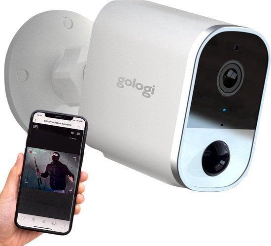 2dekans | Gologi Beveiligingscamera – Draadloos & Oplaadbaar, Audio, Tv en Foto, Videobewaking, Ophalen of Verzenden