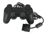 PS2 Controller Wired Zwart (Third Party) (Nieuw), Consoles de jeu & Jeux vidéo, Consoles de jeu | Sony PlayStation 2, Ophalen of Verzenden