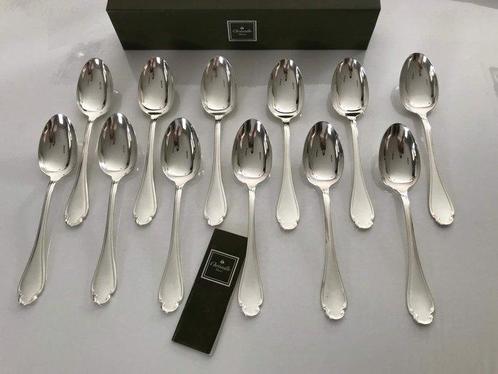 Christofle - Cuillère - Ensemble de 12 cuillères à expresso, Antiek en Kunst, Antiek | Meubels | Tafels
