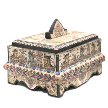 Bijoux peints à la main / boîte à sirih de Bali - Indonésie