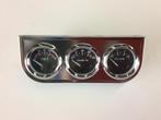 52mm meter set chroom met zwart, Ophalen of Verzenden, Nieuw