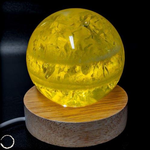 Première qualité sphère de citrine Cristal- 520.94 g, Verzamelen, Mineralen en Fossielen