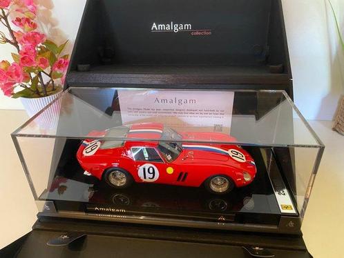 Amalgam 1:18 - Voiture miniature - Ferrari 250 GTO, Hobby en Vrije tijd, Modelauto's | 1:5 tot 1:12