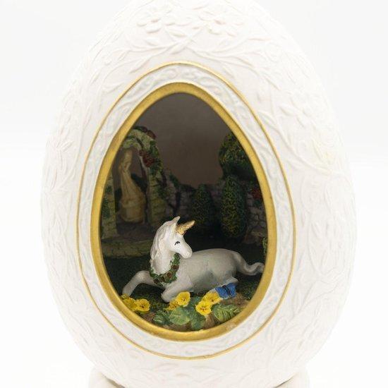 Franklin Mint - Figurine - House of Fabergé Egg - Porcelaine, Antiek en Kunst, Curiosa en Brocante