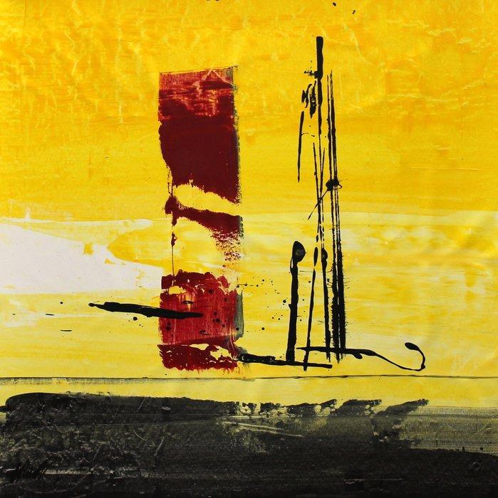Giuseppe Panzica - Volume 3046 - Scirocco (100x100 XXL), Antiek en Kunst, Kunst | Schilderijen | Modern