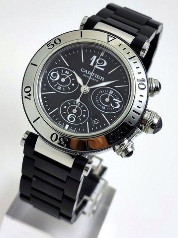 Cartier - Pasha Seatimer Chronograph - Ref. 2995 - Homme - disponible aux enchères