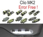 Kit 8 Ampoules Led Intérieur Pour Renault Clio 2 II Mk2 98-0, Auto-onderdelen, Verzenden, Nieuw