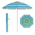 2dekans | Coast Strandparasol – Kantelbaar & Incl. Draagtas, Tuin en Terras, Ophalen of Verzenden, Nieuw