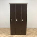 Lockerkast / garderobekast vv 3 deuren met sleutel, (hxbxd), Huis en Inrichting, Kasten | Lockerkasten, Gebruikt