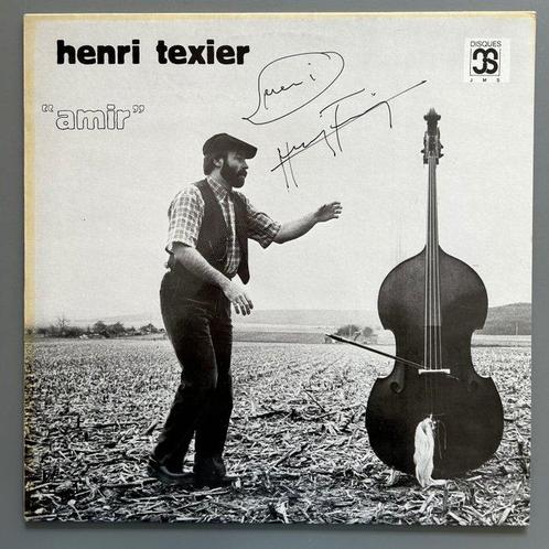 Henri Texier - Amir (Signed Promo!!) - LP album - 1979/1979, Cd's en Dvd's, Vinyl Singles