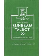 1949 SUNBEAM TALBOT 90 MK I INSTRUCTIEBOEKJE ENGELS