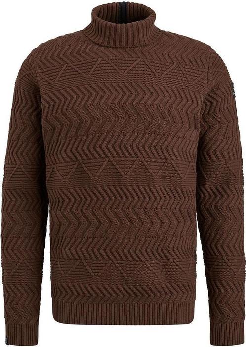 Vanguard Knitted Coltrui Bruin maat Maat 52/54 (L) Heren, Kleding | Heren, Truien en Vesten, Bruin, Nieuw, Maat 52/54 (L), Verzenden