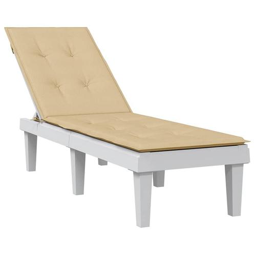 vidaXL Terrasstoelkussen (75+105) x 50 x 4 cm stof gemêleerd, Huis en Inrichting, Woonaccessoires | Kussens, Nieuw, Verzenden