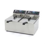 Friteuse - 2 x 11 L - 2 paniers - jusquà 2,8 kg de frites, Electroménager, 4 litres ou plus, Verzenden, Neuf, Friteuse duo