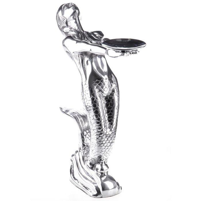 Figuur - Meerjungfrau Figur aus Aluminium – Maritime, Antiek en Kunst, Curiosa en Brocante