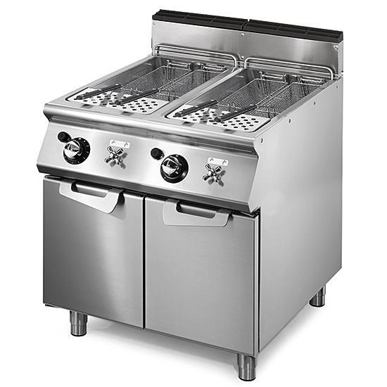 Pastakoker | Gas | Op Onderstel | 2x 26L | 19kW | 2x GN, Articles professionnels, Horeca | Équipement de cuisine, Envoi