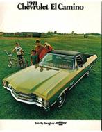 1971 CHEVROLET EL CAMINO BROCHURE ENGELS, Nieuw