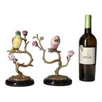 Beeldje - Pair of birds (2) - Brons, Porselein, Antiek en Kunst