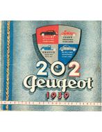 1939 PEUGEOT 202 PROGRAMMA BROCHURE FRANS, Nieuw