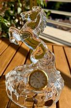 Horloge de table RCR – Royal Crystal Rock – Cheval en, Antiek en Kunst, Curiosa en Brocante