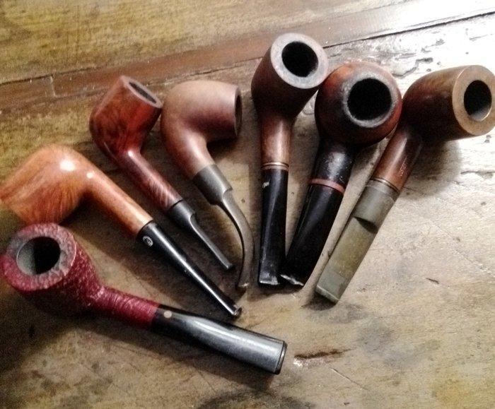 Zonder minimumprijs - Pijp - Bruyere - (7), Collections, Articles de fumeurs, Briquets & Boîtes d'allumettes