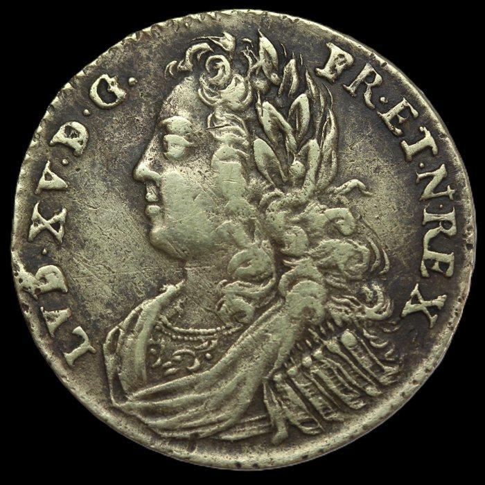 France. Louis XV (1715-1774). jetón de Luis XV que conmemora, Timbres & Monnaies, Monnaies & Billets de banque | Accessoires