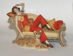 Coalport - Peter Holland - Beeld, “Connie” - 18 cm -, Antiek en Kunst, Antiek | Glaswerk en Kristal