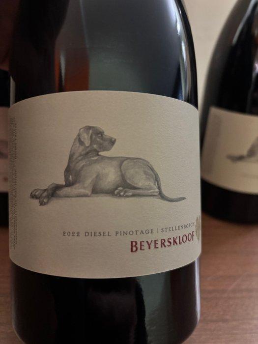 2022 Beyerskloof Diesel Pinotage - Stellenbosch - 3 Flessen, Collections, Vins