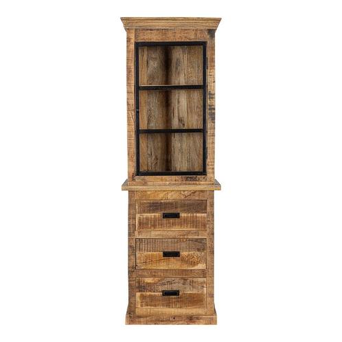 Buffetkast Mangohout Milan 65x200 Recht, Huis en Inrichting, Kasten | Buffetkasten, Nieuw, Verzenden