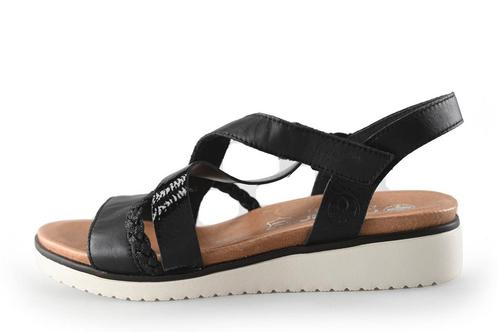Rieker Sandalen in maat 40 Zwart | 5% extra korting, Kleding | Dames, Schoenen, Zwart, Gedragen, Sandalen of Muiltjes, Verzenden