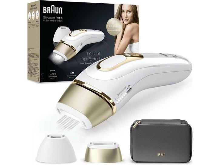 Braun Silk-expert Pro 5 - IPL ontharingsapparaat - Snelle en, Handtassen en Accessoires, Smartwatches, Zo goed als nieuw, Verzenden