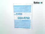 Livret dinstructions Suzuki GSX R 750 2000-2003 (GSXR750, Motoren, Nieuw