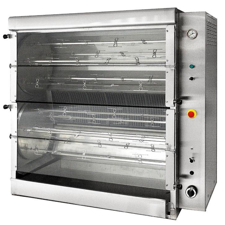 Kippengrill | Gas | 2x 5 Spitten | 60-70 Kippen | 30kW |, Zakelijke goederen, Horeca | Keukenapparatuur, Nieuw in verpakking, Verzenden
