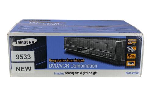 Samsung DVD-V6700 | VHS Recorder / DVD Player | NEW IN BOX, Audio, Tv en Foto, Videospelers, Verzenden