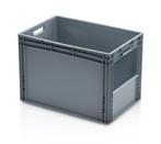 Magazijnbak 600x400x420mm met grijpopening stapelbaar, Zakelijke goederen, Ophalen of Verzenden