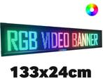 UltraPro LED video lichtkrant 133*24cm - RGB, Verzenden