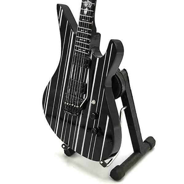 Miniatuur Schecter Custom-S gitaar met gratis standaard, Verzamelen, Film en Tv, Beeldje, Replica of Model, Nieuw, Verzenden