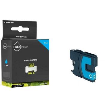 Brother LC-1100C  inktcartridge Cyaan inktmedia huismerk beschikbaar voor biedingen