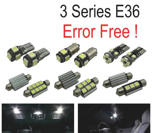 KIT 16 AMPOULES LED INTÉRIEUR POUR BMW SÉRIE 3 E36 BERLINE C, Auto-onderdelen, Verlichting, Verzenden