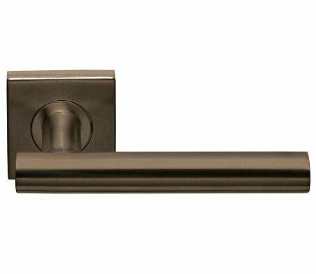 Deurkruk Liv op geveerd rozet brons, Doe-het-zelf en Bouw, Hang- en Sluitwerk, Ophalen of Verzenden