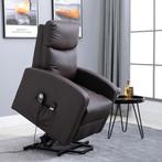 Relaxfauteuil – Luxe Comfort - Elektrische Massage - Bruin, Bruin, Nieuw, Ophalen of Verzenden, Modern