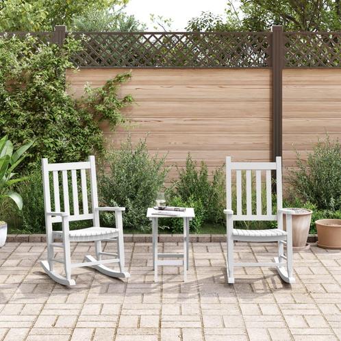 vidaXL Schommelstoelen 2 st voor kinderen massief, Huis en Inrichting, Stoelen, Nieuw, Verzenden