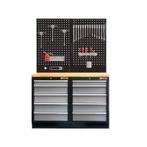 Werkbank set met hardhouten werkblad, gereedschapsbord, Ophalen of Verzenden, Nieuw